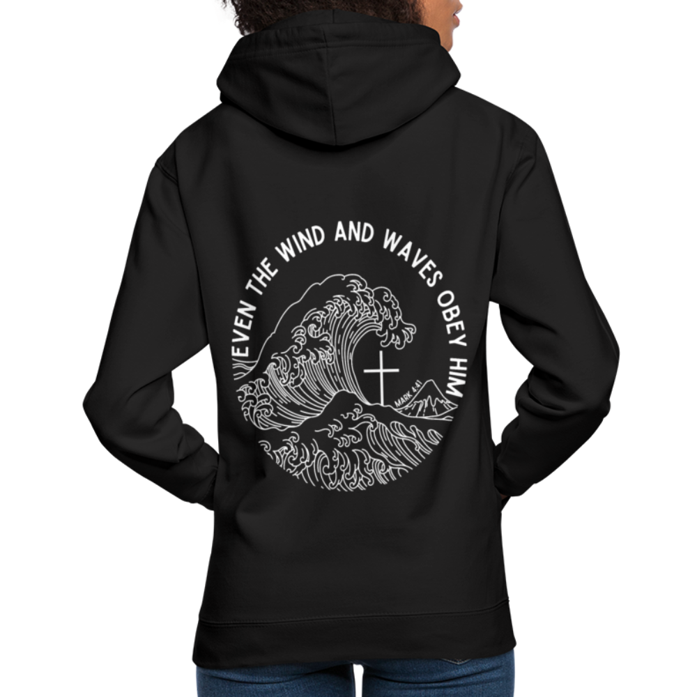 Wind an Waves Unisex Hoodie - black