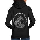 Wind an Waves Unisex Hoodie - black