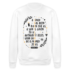 Christmas Unisex Organic Sweatshirt - white