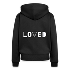 Loved Women’s Hooded Jacket (zipped) - black