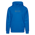 God First Unisex Organic Hoodie - royal blue