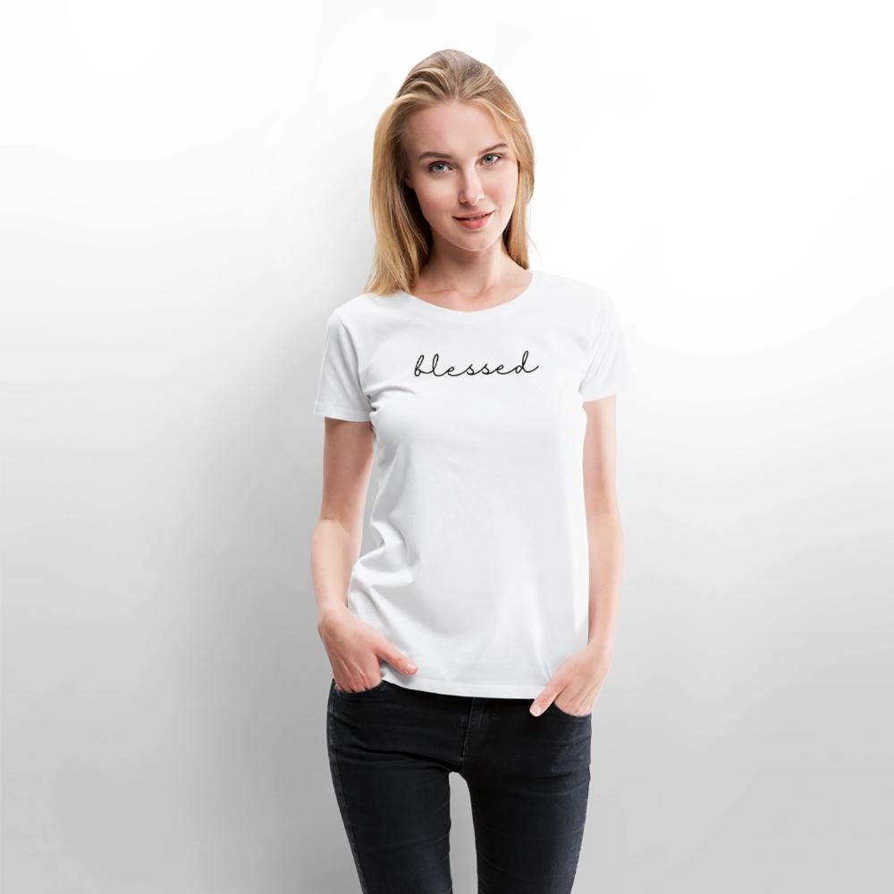 Blessed Women’s Premium T-Shirt - white
