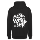 Made to Worship Unisex Hoodie - black