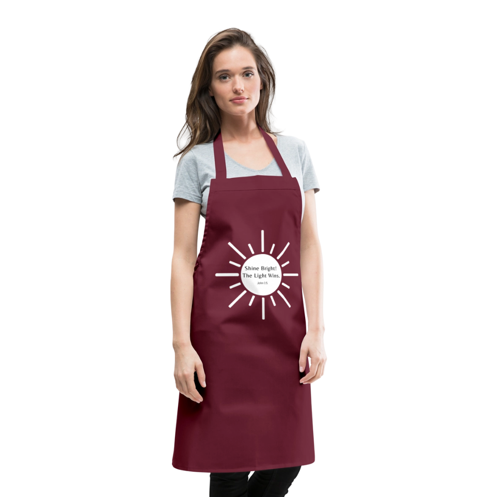Shine Bright Cooking Apron - bordeaux