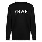 YHWH  Unisex Organic Longsleeve Shirt - black