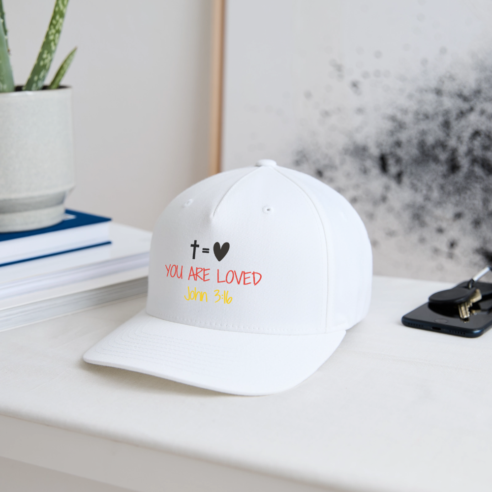 You are loved  Flexfit Cap - white