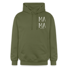 MAMA Unisex Softstyle Midweight Hoodie - military green