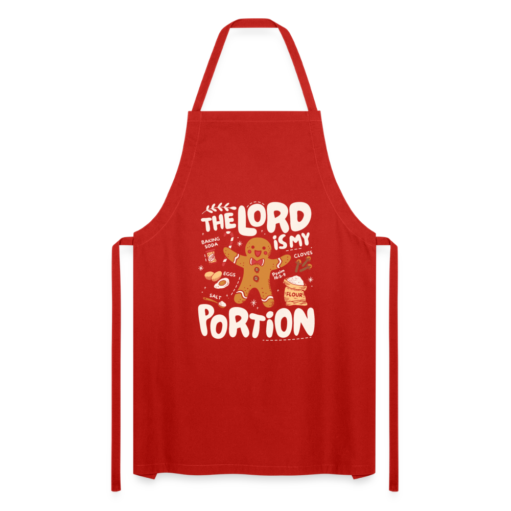 Christmas Cooking Apron - red