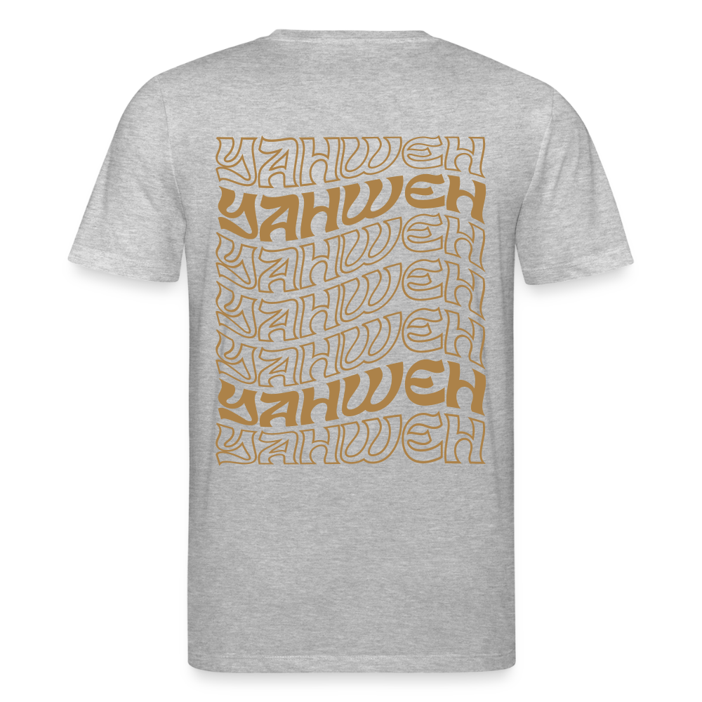 Yahweh Unisex Organic T-Shirt - heather grey
