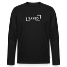 Saved by grace Men's Premium Longsleeve Shirt - black