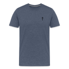 Cross Men’s Premium T-Shirt - heather blue