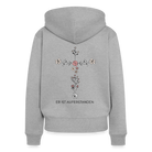 He is Risen Women’s Zipped Hooded Jacket - heather grey