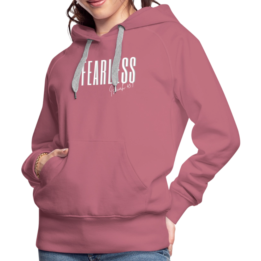 Fearless Women’s Premium Hoodie - mauve