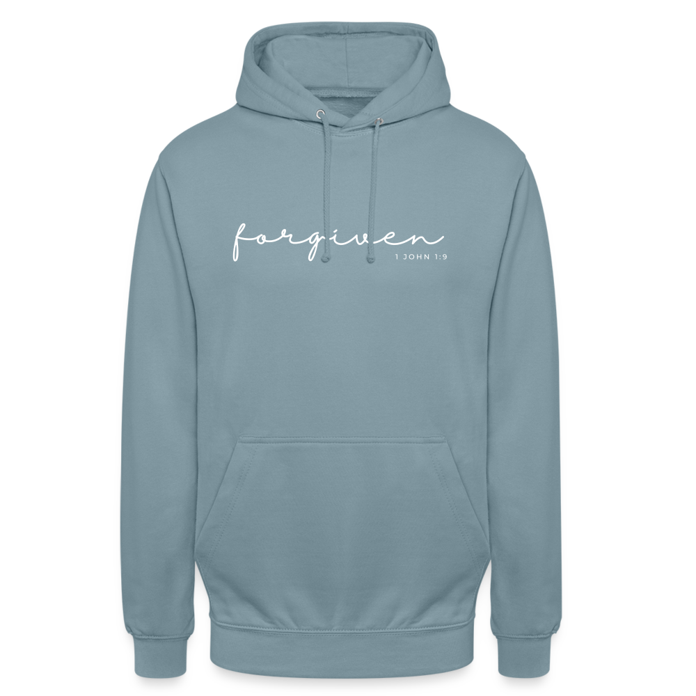 Forgiven Unisex Hoodie - stonewash blue