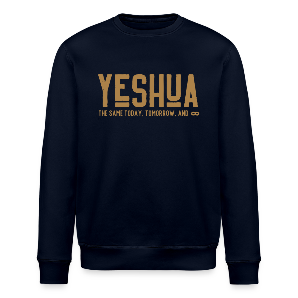 Yeshua Unisex Organic Sweatshirt - navy