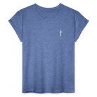 Cross Women’s Oversize T-Shirt - heather denim