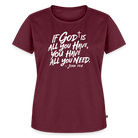 Chosen Women’s Premium T-Shirt - burgundy