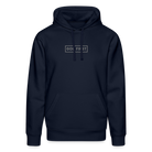 God First Unisex Organic Hoodie - french navy