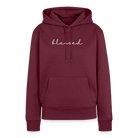 Blessed Women’s Premium Hoodie - burgundy