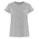 Cross Women’s Oversize T-Shirt - heather grey