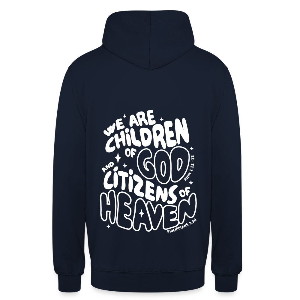 Children of God Unisex Hoodie - navy