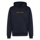 Jesus is King Men’s Premium Hoodie - navy