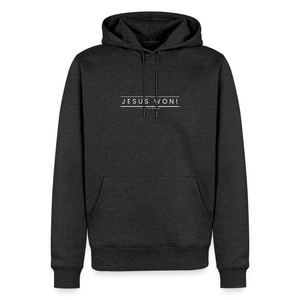 Jesus won! Men’s Premium Hoodie - heather anthracite