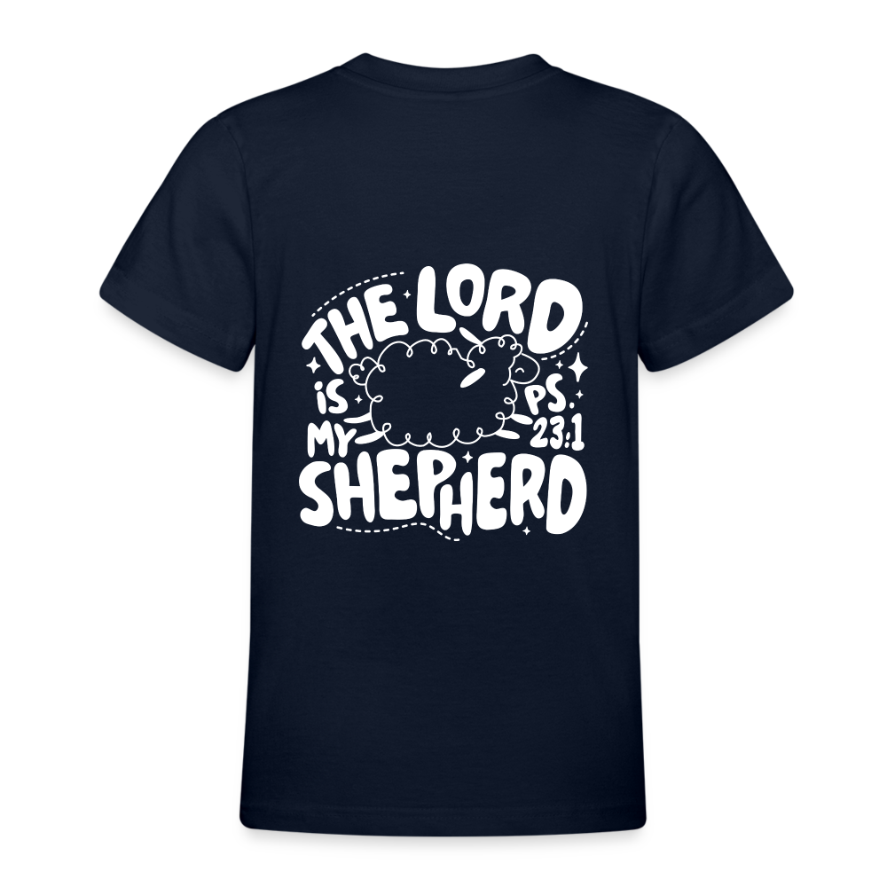 My Shepherd Kids' T-Shirt - back print - navy