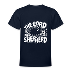 My Shepherd Kids' T-Shirt - back print - navy