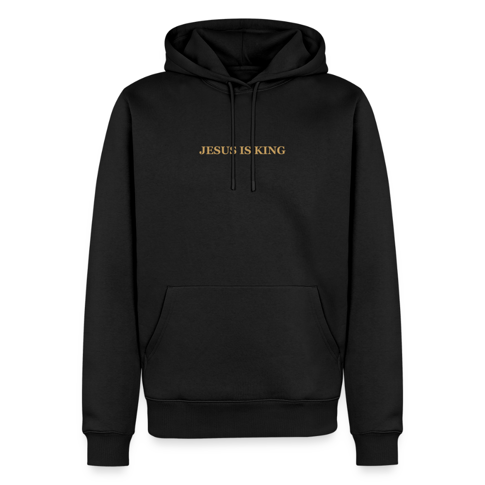 Jesus is King Men’s Premium Hoodie - black