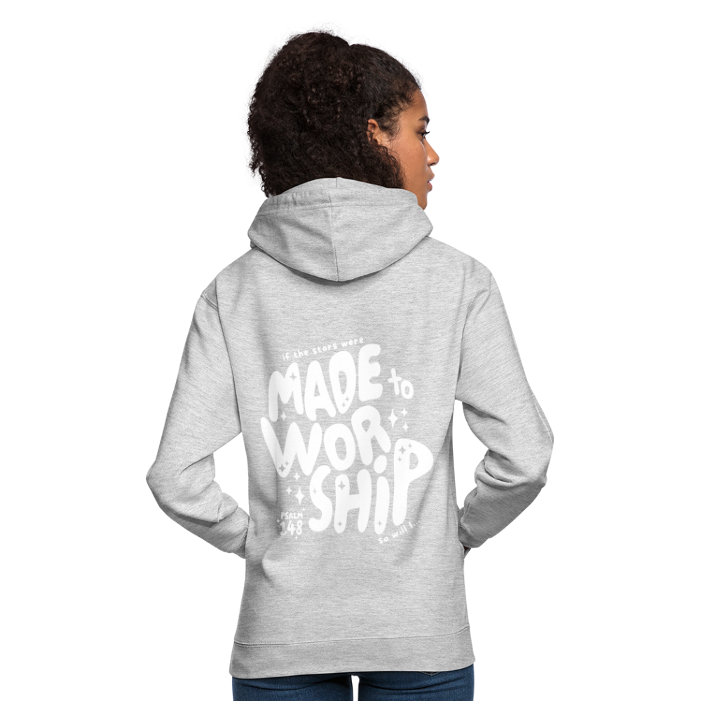 Made to Worship Unisex Hoodie - light heather grey