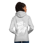 Made to Worship Unisex Hoodie - light heather grey