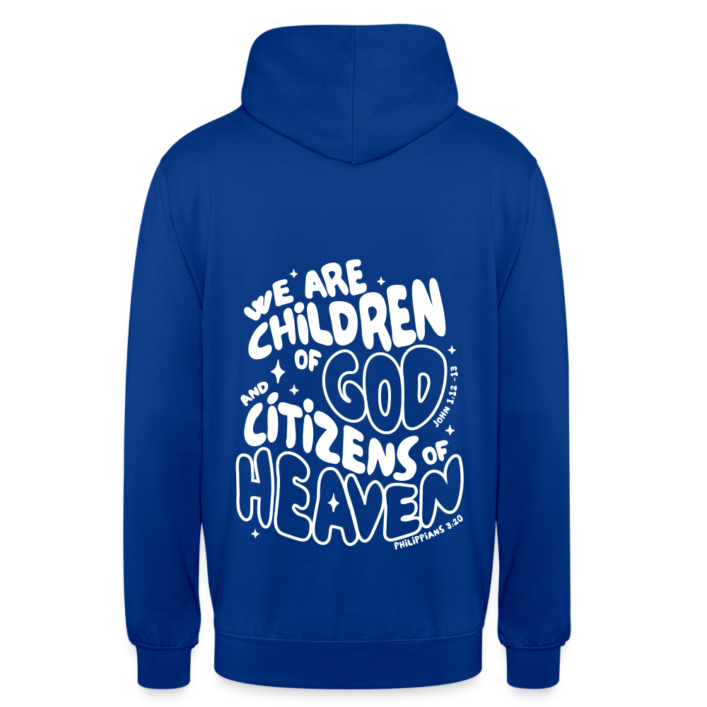 Children of God Unisex Hoodie - bright royal