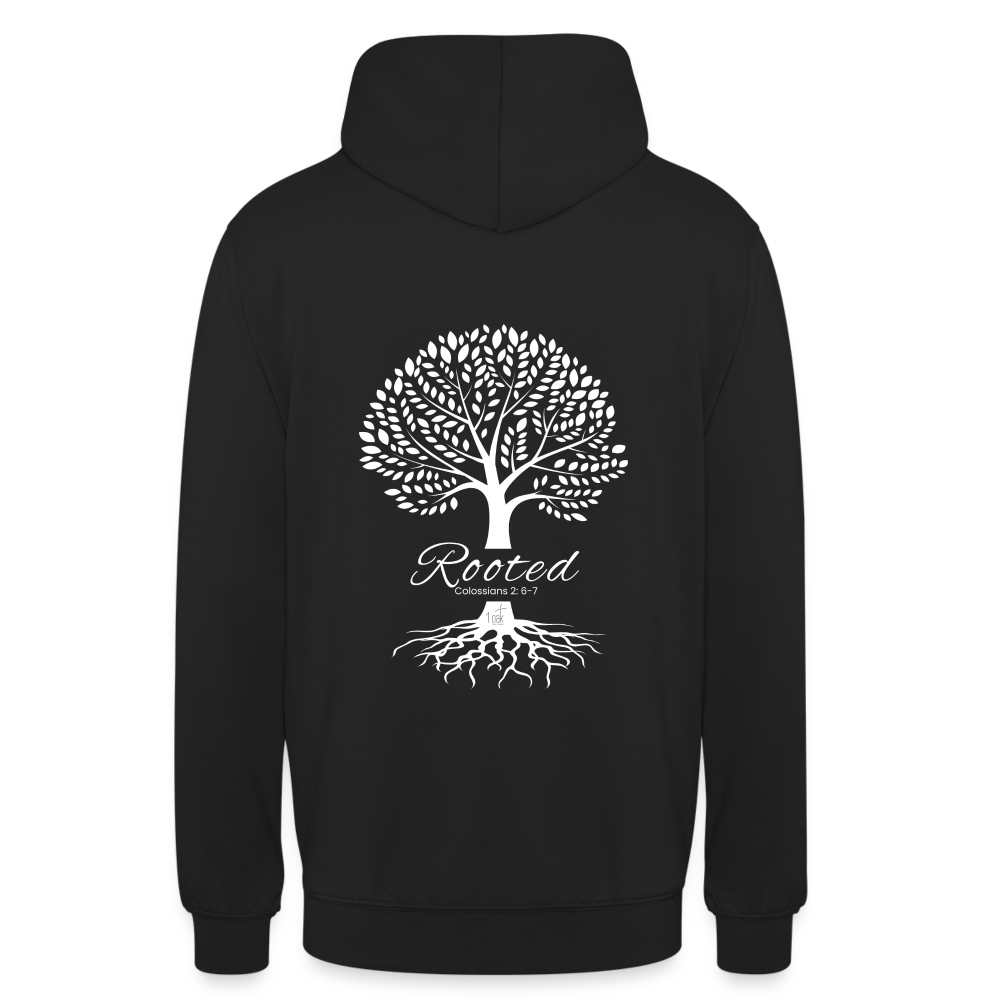 Rooted Unisex Hoodie - black