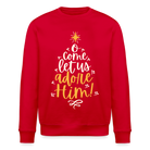 Christmas Unisex Organic Sweatshirt - red