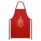Christmas Cooking Apron - red
