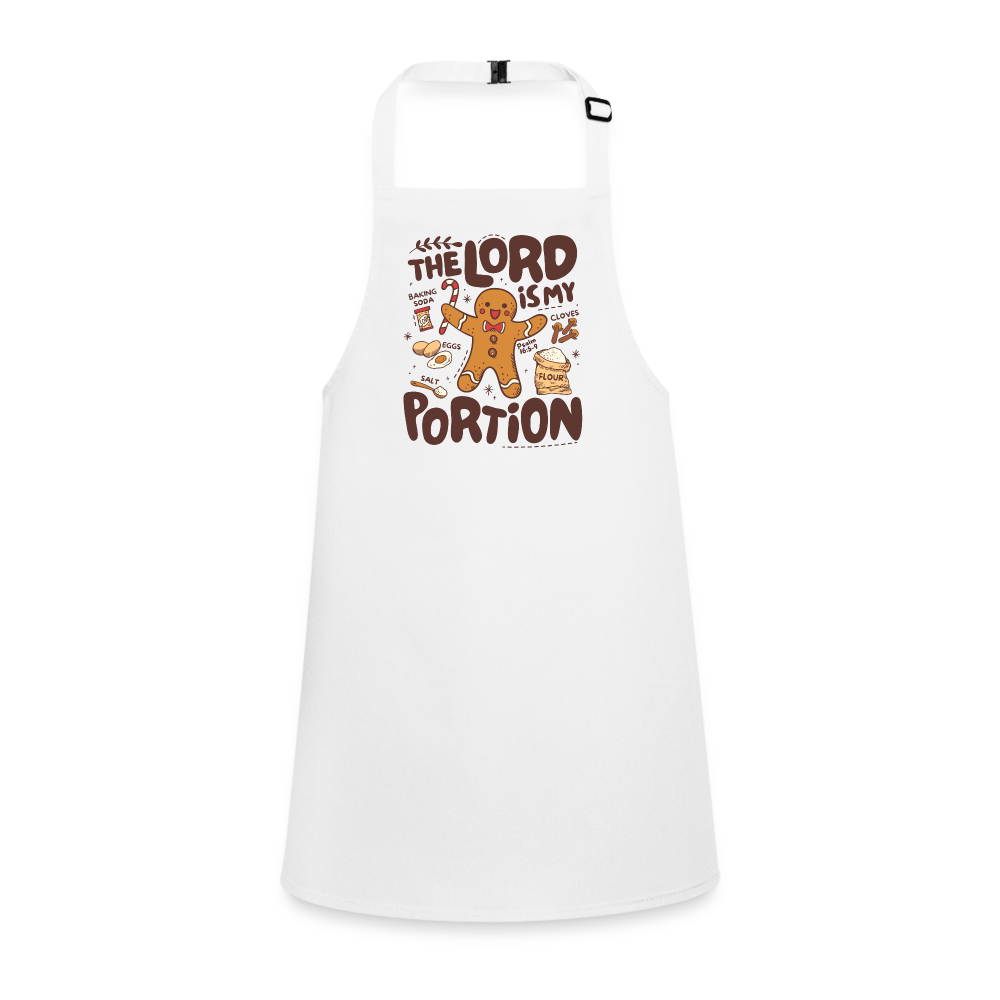 Christmas Children’s Apron - white