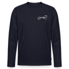 Saved by grace Men's Premium Longsleeve Shirt - navy