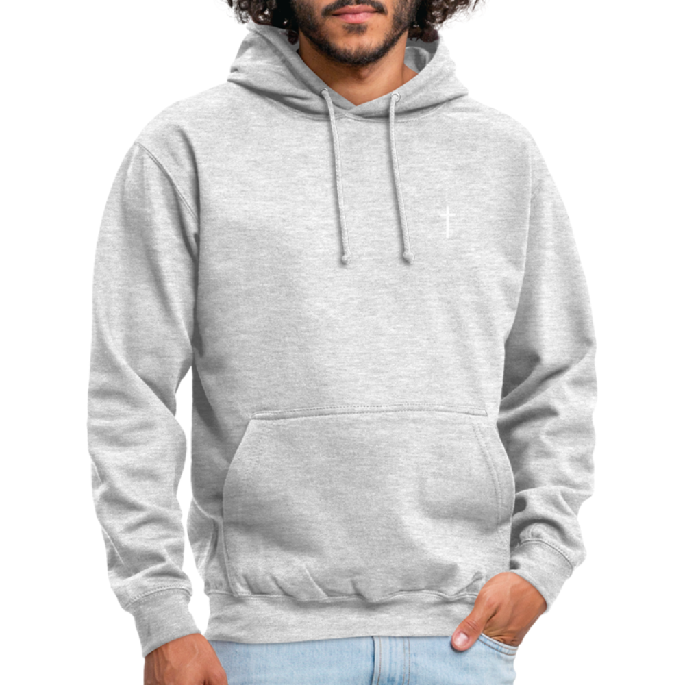 Cross Unisex Hoodie - light heather grey