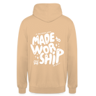 Made to Worship Unisex Hoodie - peach