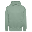 Cross Unisex Hoodie - steel green