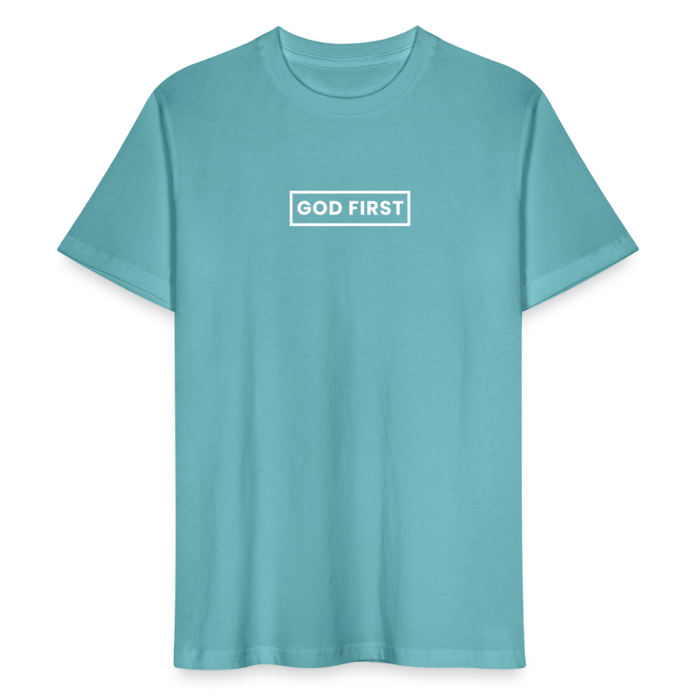 God First Unisex T-Shirt - pastel turquoise