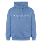Unconquered Unisex Softstyle® Midweight Hoodie - carolina blue