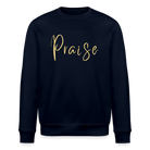 Praise Unisex Organic Sweatshirt - navy