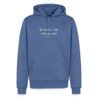 STRONG & COURAGEOUS Men’s Premium Hoodie - stone blue