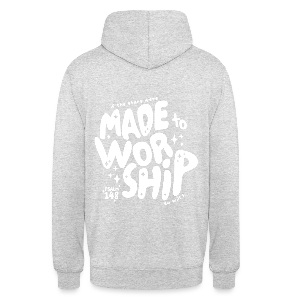 Made to Worship Unisex Hoodie - light heather grey