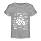 Child of God Organic Baby T-Shirt - heather grey