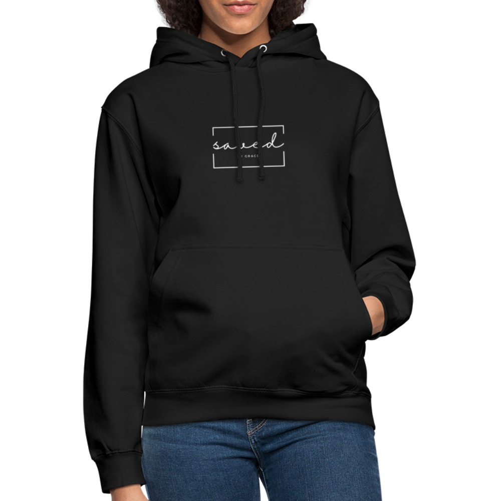 Saved by grace Unisex Hoodie - black