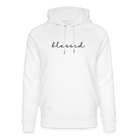 Blessed Unisex Organic Hoodie by Stanley & Stella - white