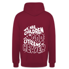 Children of God Unisex Hoodie - bordeaux